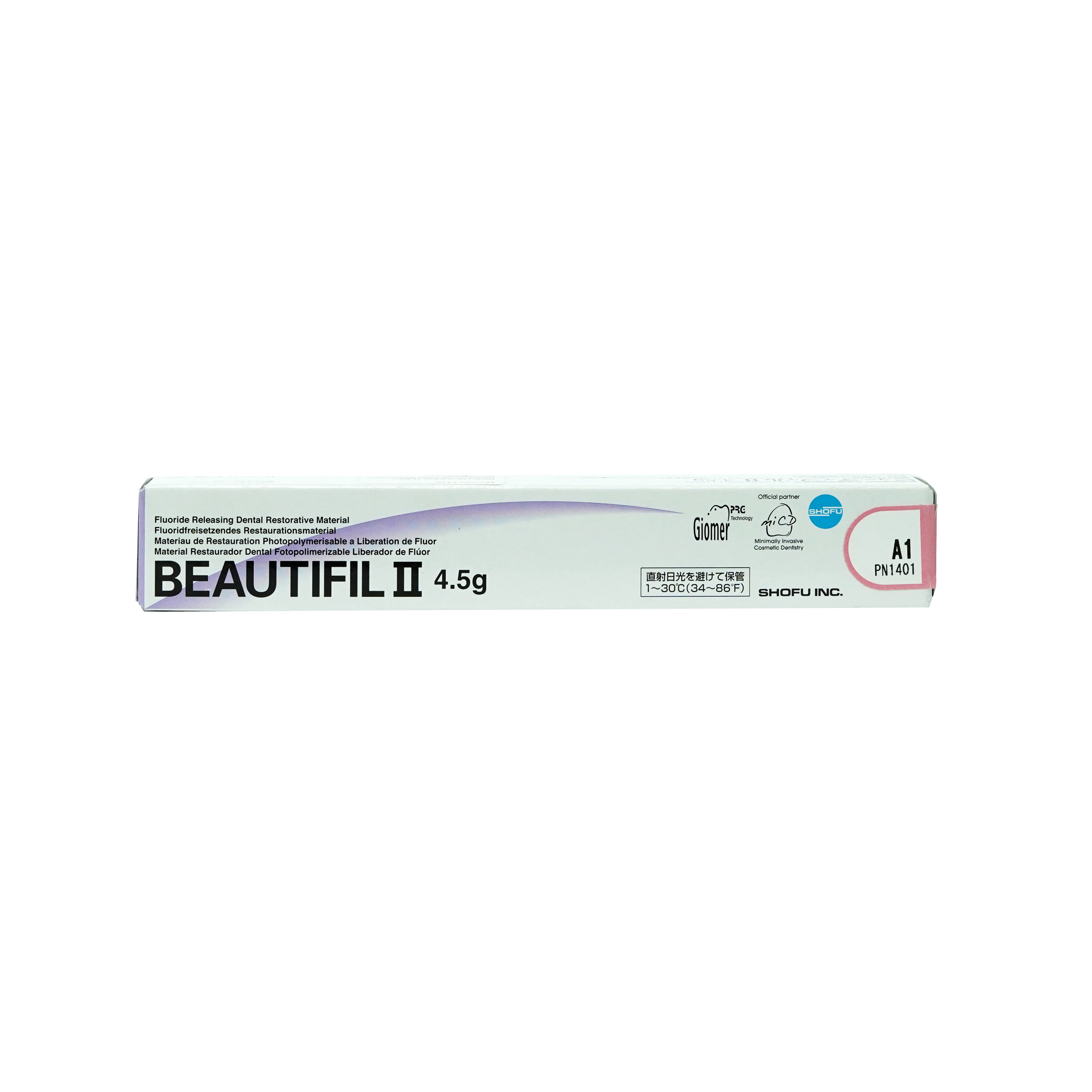 Shofu Beautifil II Dental Composite Restorative Matrial 4.5g Syringe A1